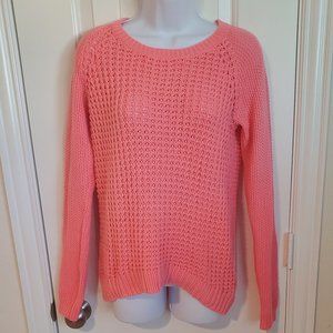 Aeropostale Women Knit Boxy‎ Sweater - Pink Medium